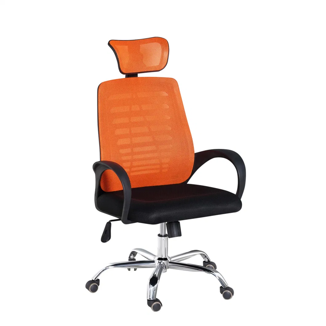 Factory Promotions Adjustable Height Headrest Mesh Office Chair Cloth Chair
