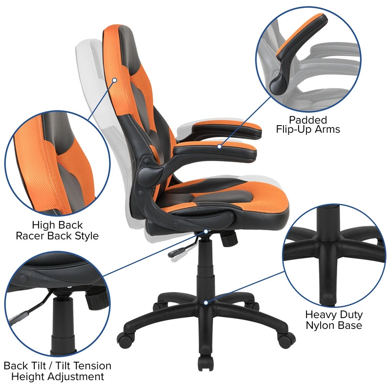 Chair Set Desk Computer &amp; with Cup Holder Headphone Hook and Monitor Stand