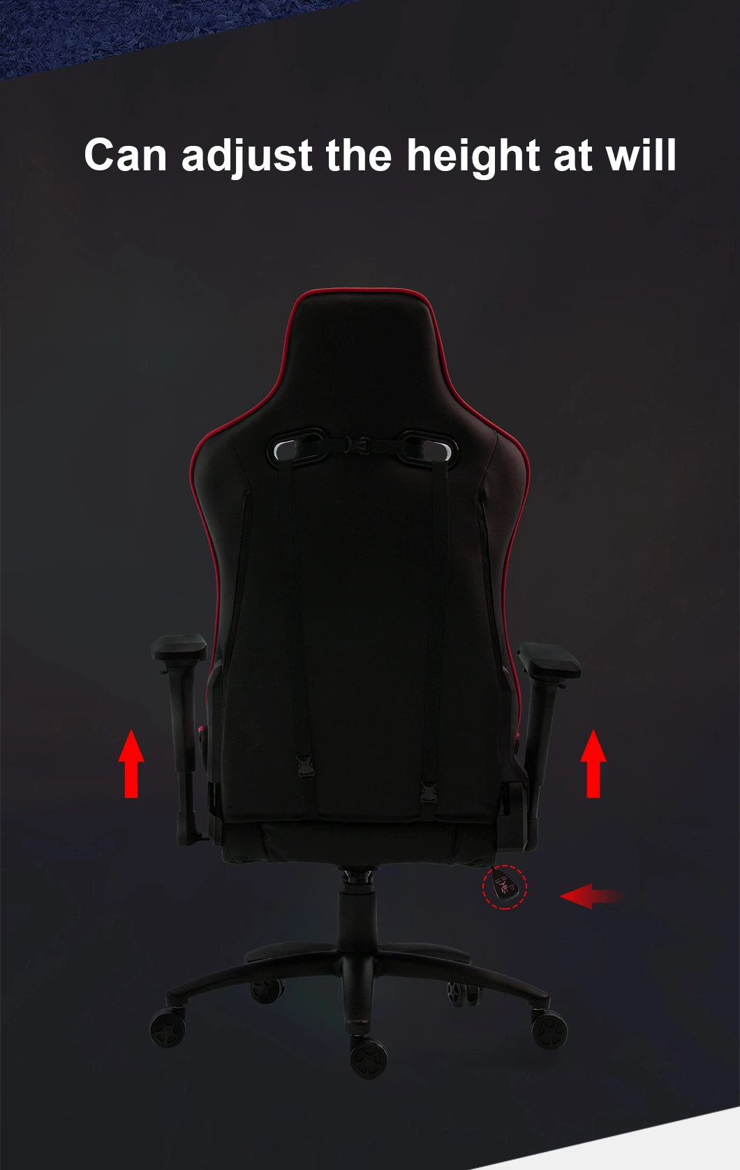 Large Width Wide Seat Ergonomic PC Computer Gamer Chair 4D Armrest Linkage Noble High End Purple Gaming Swivel Racing Chair