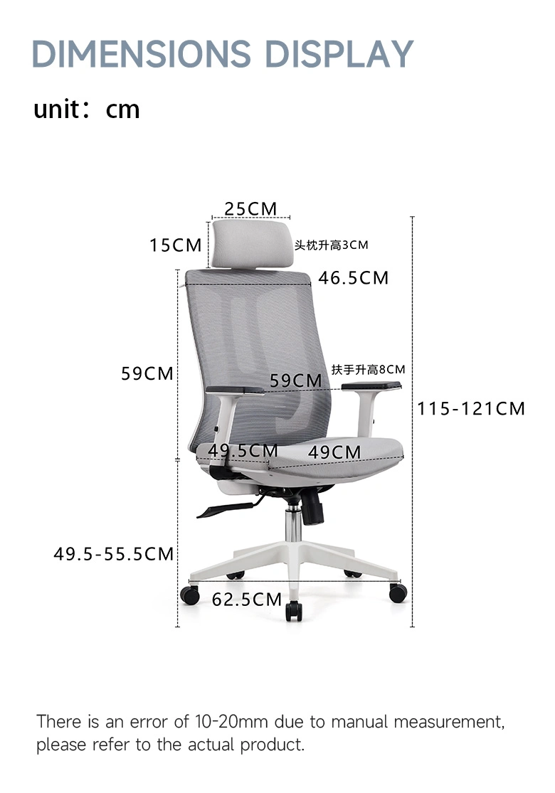 Gaming Chair with Adjustable Height and Integrated Massager
