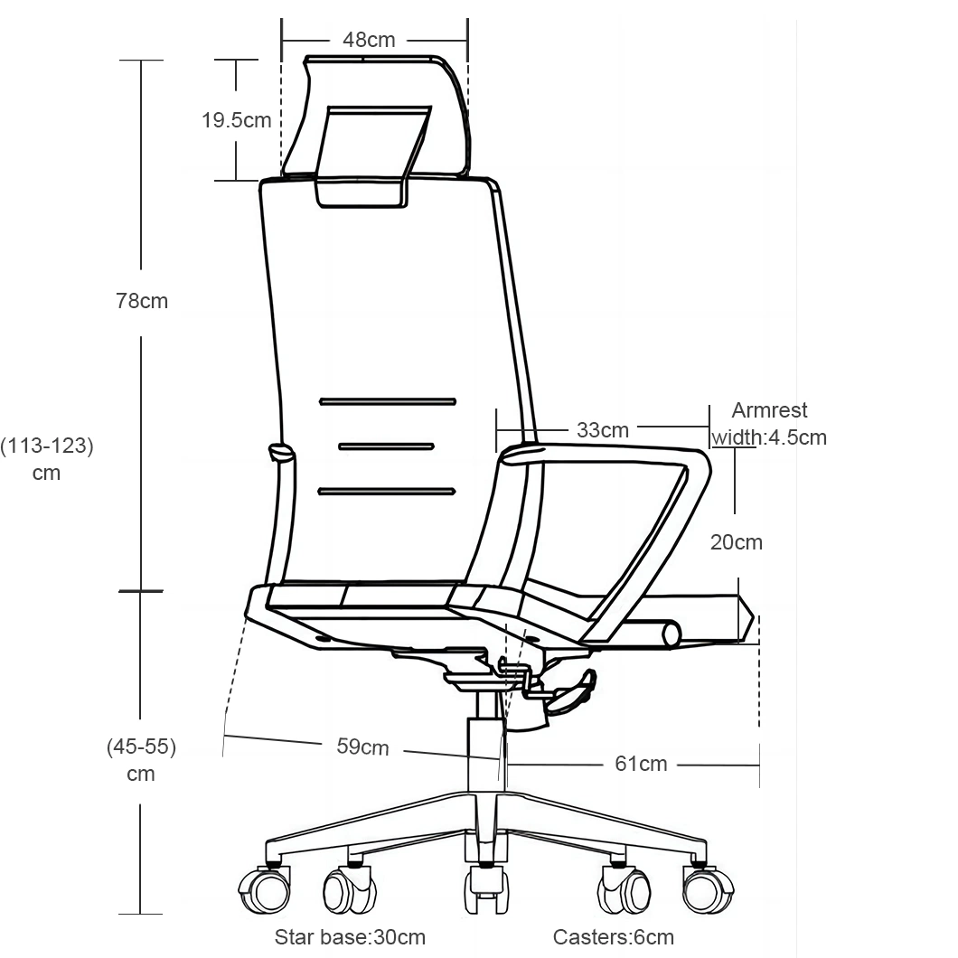 Swivel Lift High Back Folding Massage Gaming Home Modern Furniture Office Chair