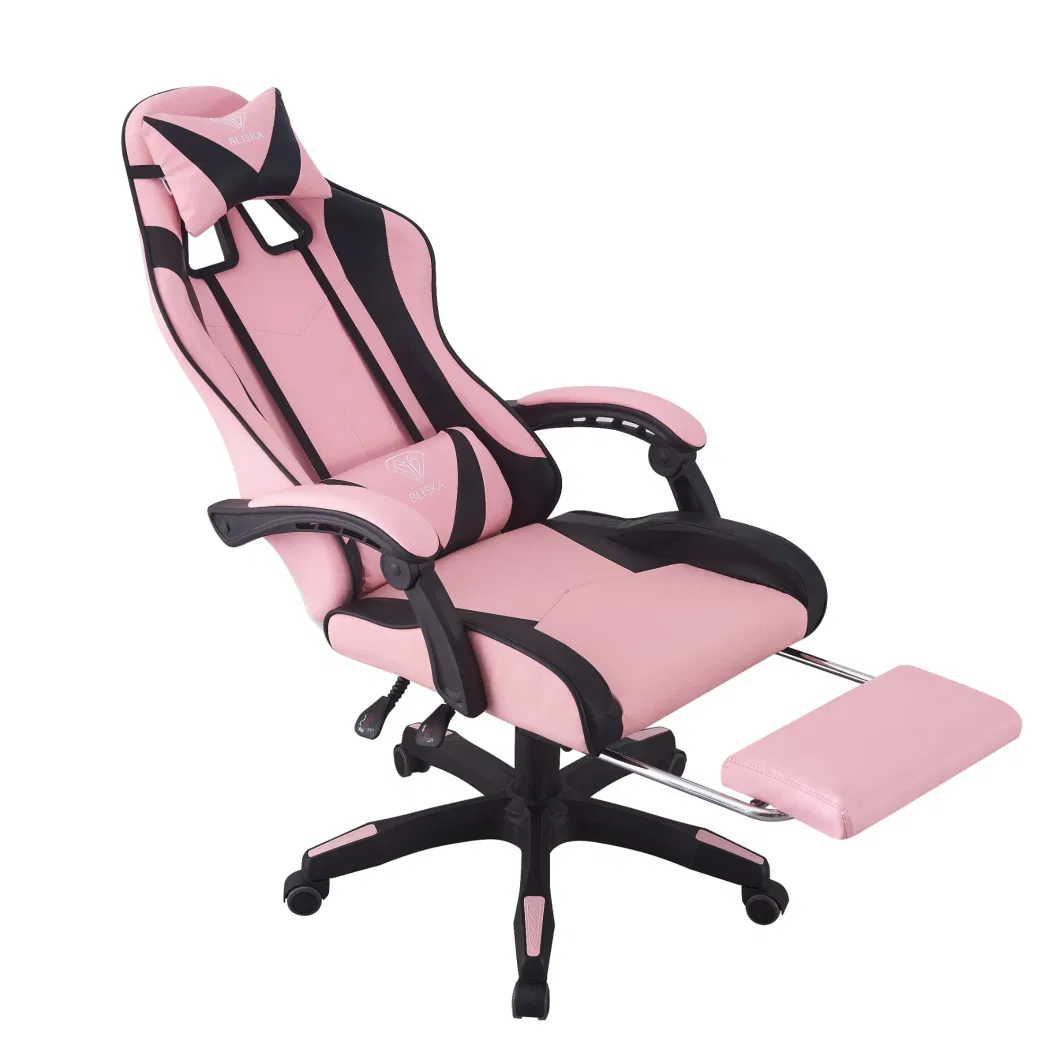 Hot Selling Adjustable Computer Leather Gaming Chair with Footrest