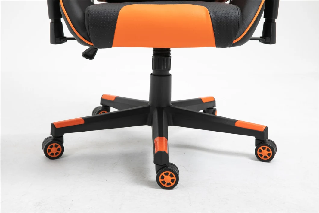 Orange Gaming Chair for Girls China Factory Cheap Price 4D Armrest Office Working Chair Gaming Chair