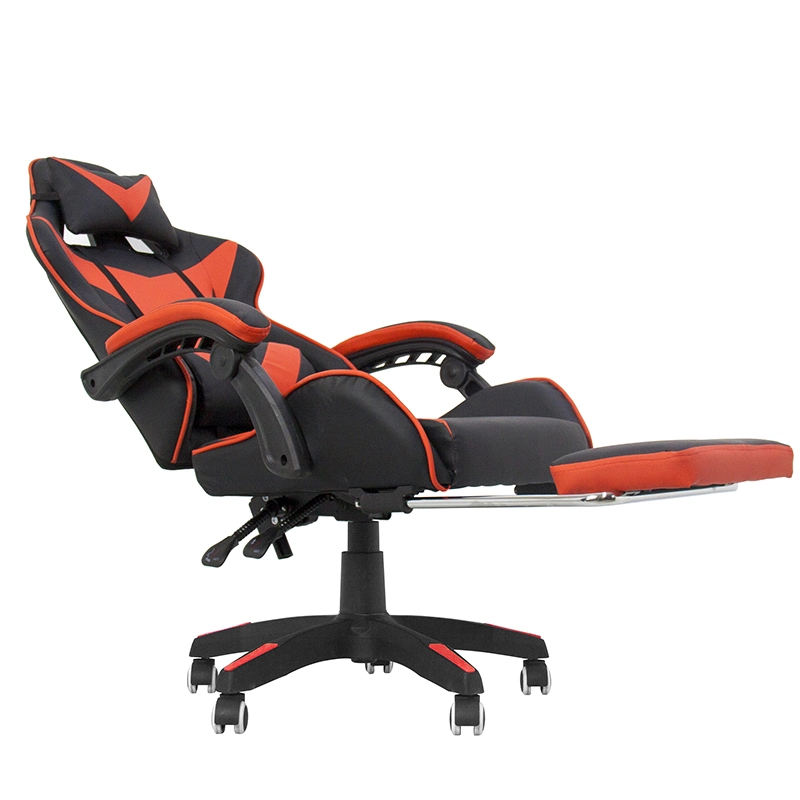 Red Leather Gaming Chair for Game Room