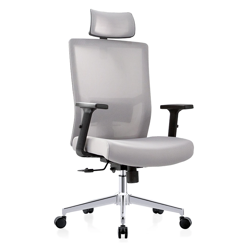 New Developed High Back Visitor Guest Chair Modern Grey Mesh Leisure Popular Office Chair