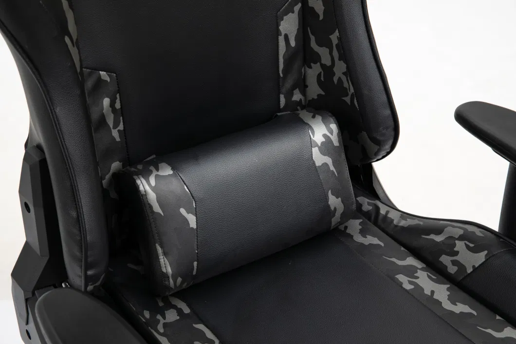 Racer Sport Gaming Chair with Lumbar Support Furniture Camouflage Gamer Chair