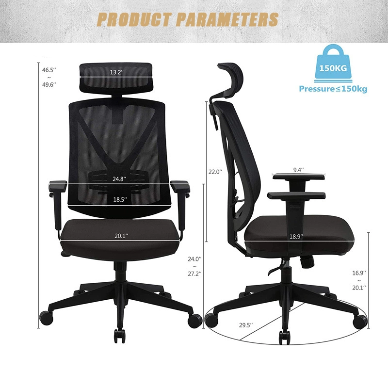 China Whalesale Home Ergonomic Executive Computer Gaming Meeting Training Staff Visitor Swivel Mesh Office Chair