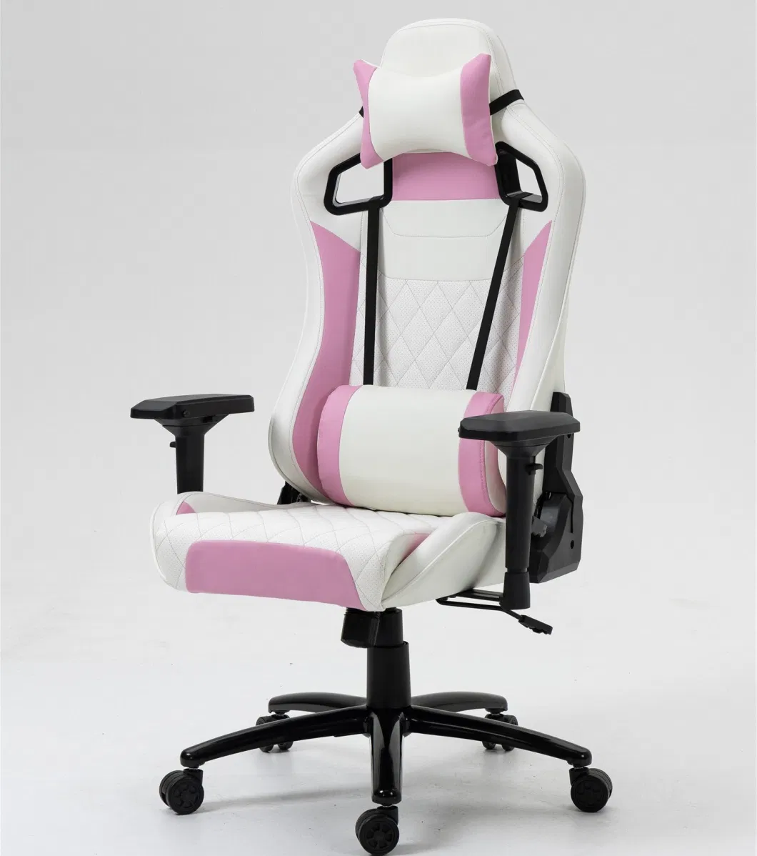 Best Seller Girls&prime; White Gaming Chair Luxury 4D Armrests Sillar Gamer