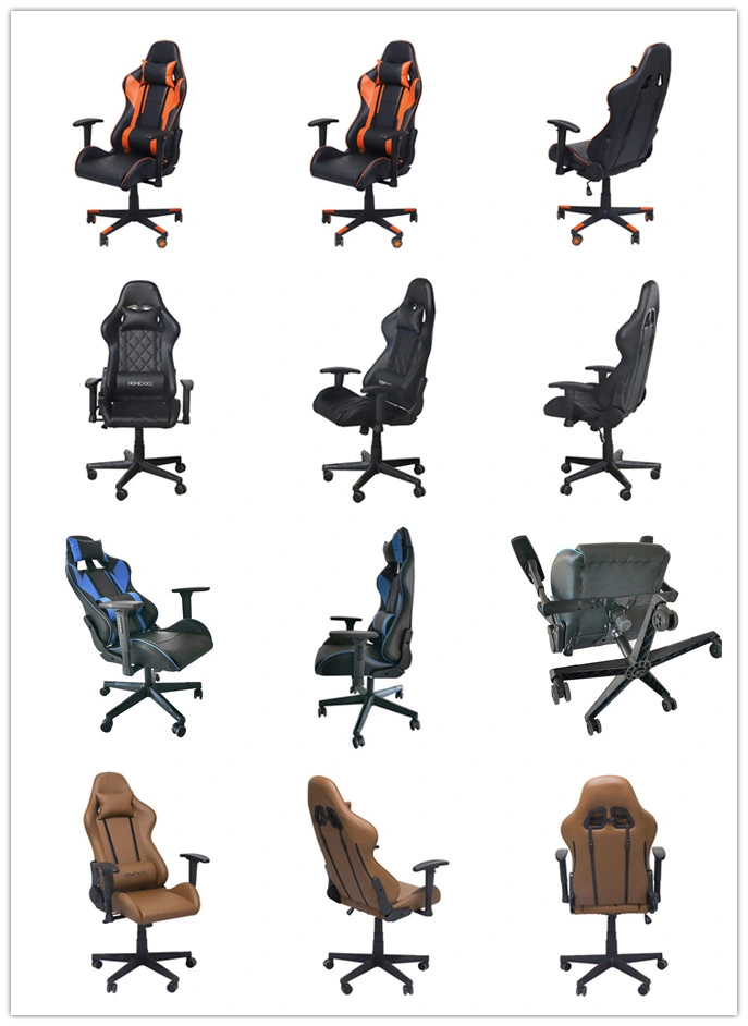 Free Sample PC Office Racing Computer Reclining Leather Silla Gamer Dropshipping LED Gaming Chair
