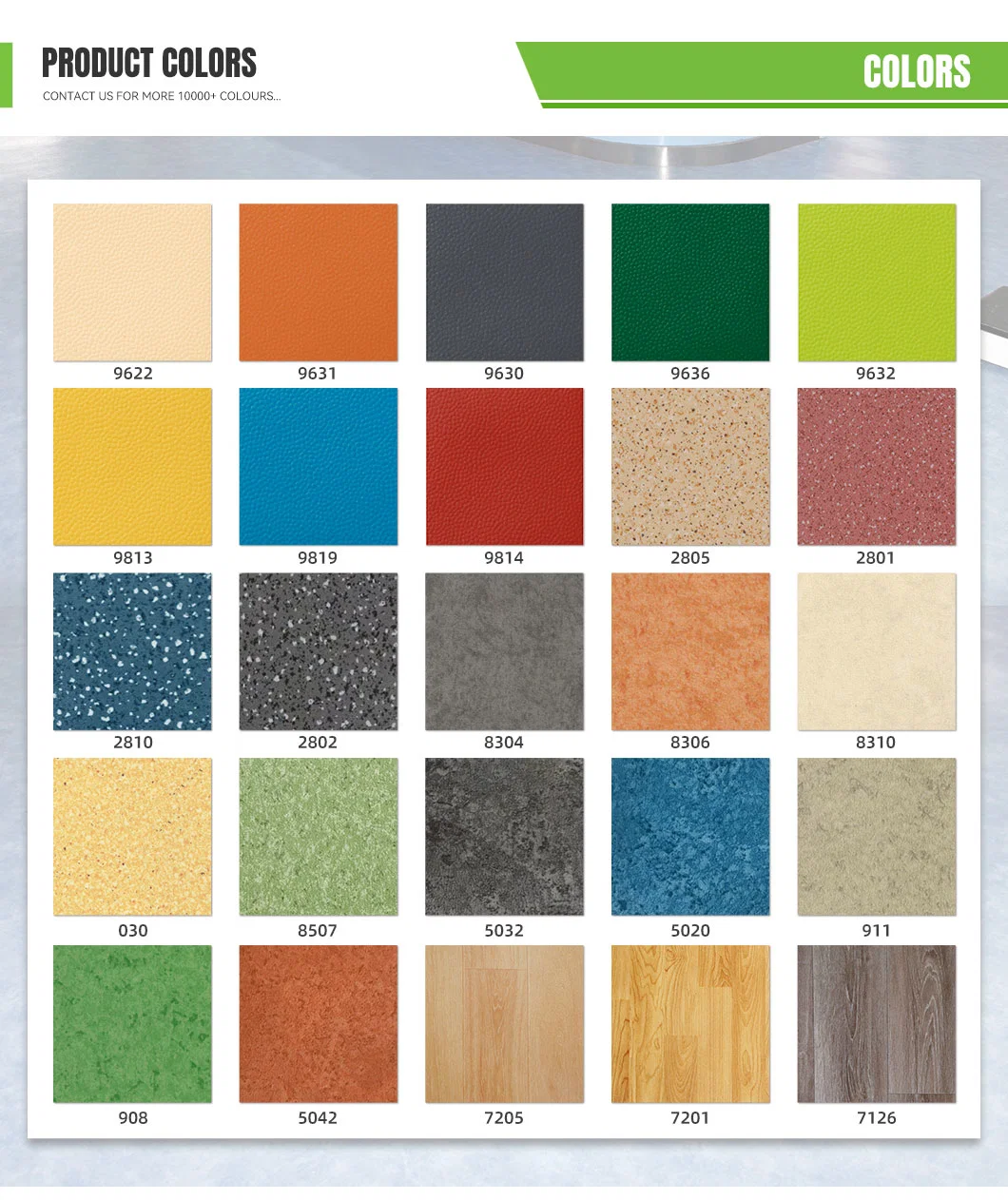 Composite Vinyl Plank Spc Flooring for Office Eir Wear Layer Floor Sheet Use