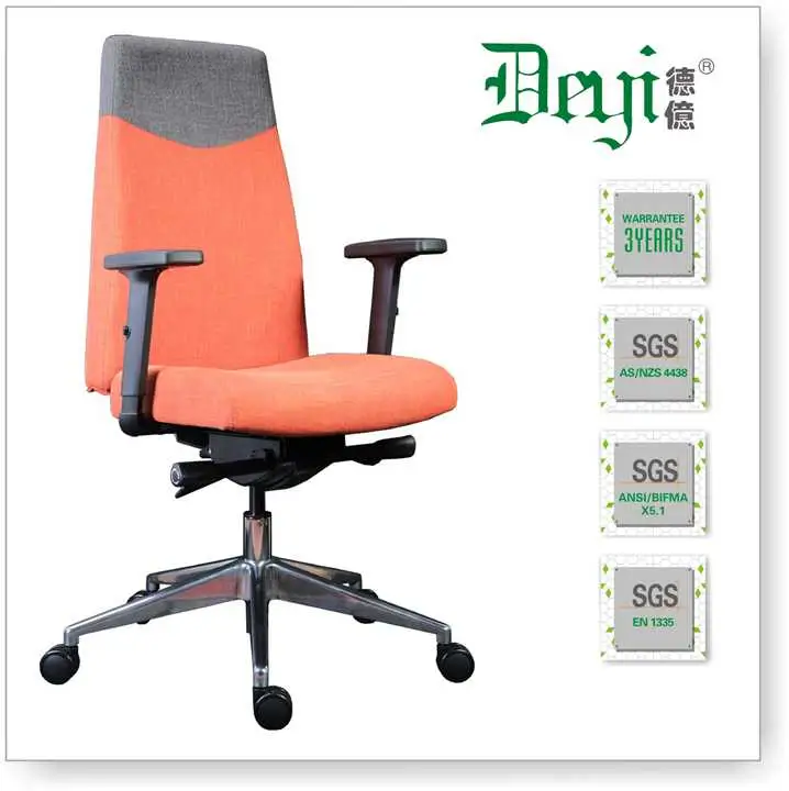 Orange Color Back Seat Functinal Gaming Home Use Seating Chair