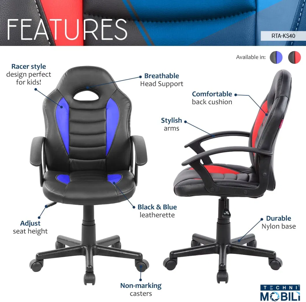 Office Cheap PU Leather Play Station Rocker Computer Racing Custom Ergonomic Gamer Gaming Avenches Chair