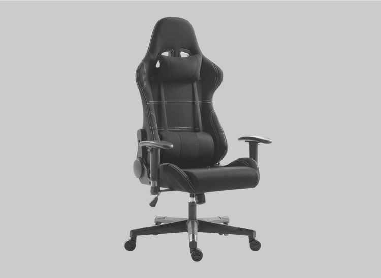 Office Swivel Computer Gaming Chair with Headrest and Lumbar Support