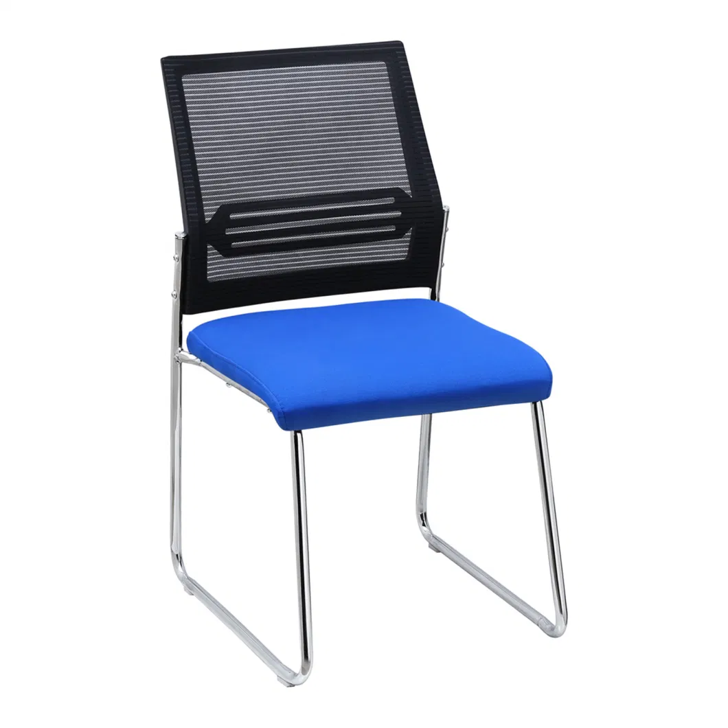 Wholesale Cheap Modern Metal Frame Office Chair Without Rotating Mesh Furniture Office Chair