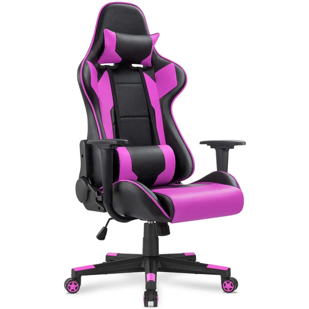 Free Sample Ergonomic Leg Rest Quality Mesh Workstation Massage Racing Blue Computer Rocker Gaming Chair