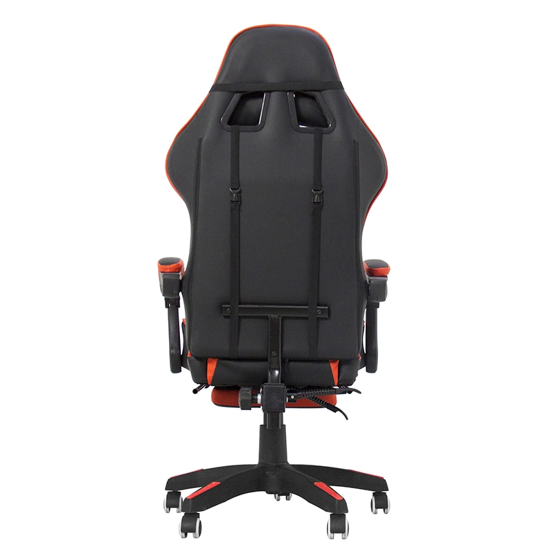 Red Leather Gaming Chair for Game Room