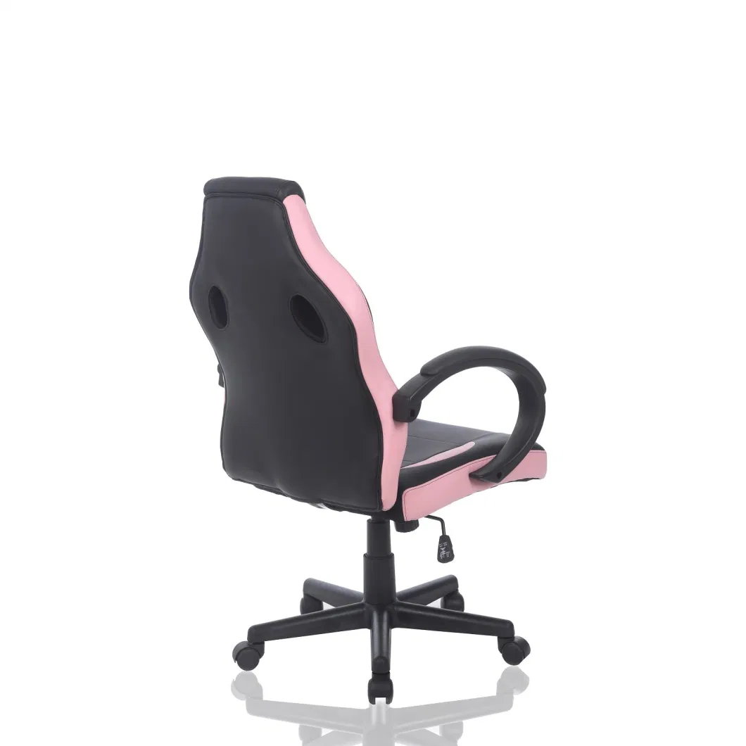 Black&Red Gaming Chair with Fixed Arm