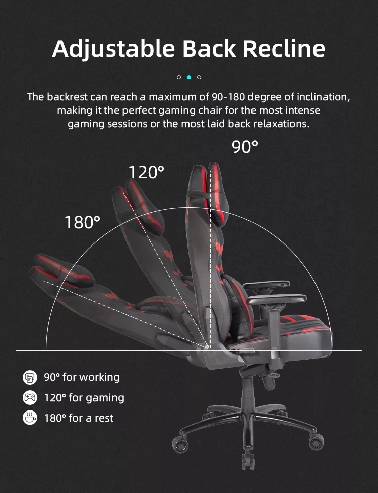 Super Gaming Chair S Racer Gaming Chair Home Furniture Harrison Gaming Chair with RGB Light