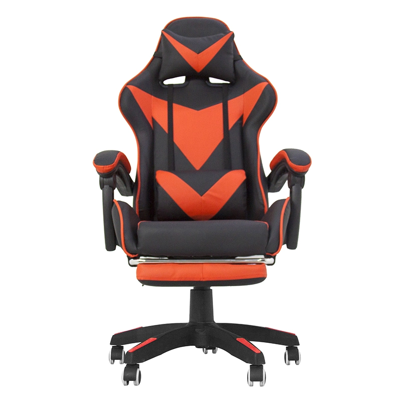 Red Leather Gaming Chair for Game Room