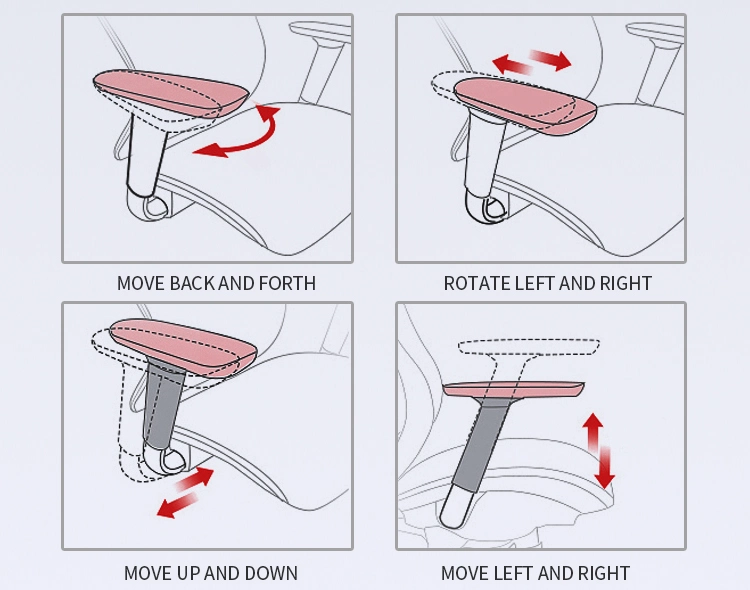 Full Mesh Chair Ergonomic Office Chair with Foot Rest