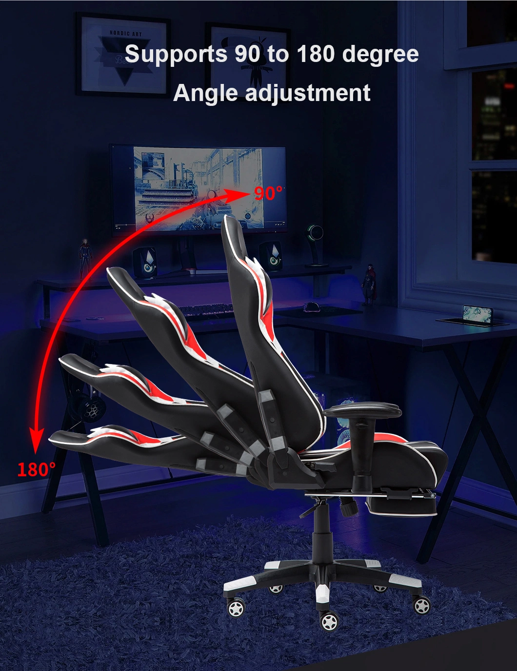 Wholesale Ergonomic Racing Office Gaming Chair New Gaming Chair