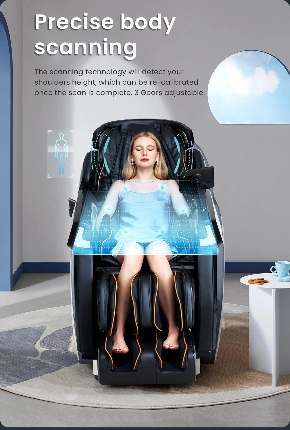 Innovative Sleep Aid Gaming Chair Massage Full Body Massage Chair 4D Zero Gravity