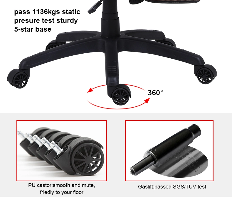 Factory Wholesale PU Leather Adjustable Racing Gaming Chair Adjustable Angle of Backrest Chair