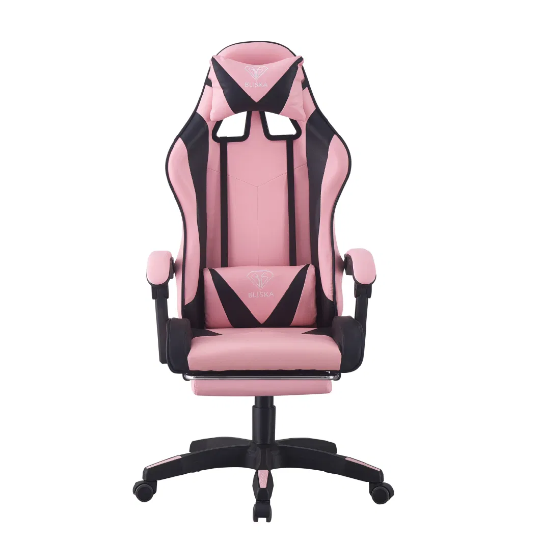 Hot Selling Adjustable Computer Leather Gaming Chair with Footrest