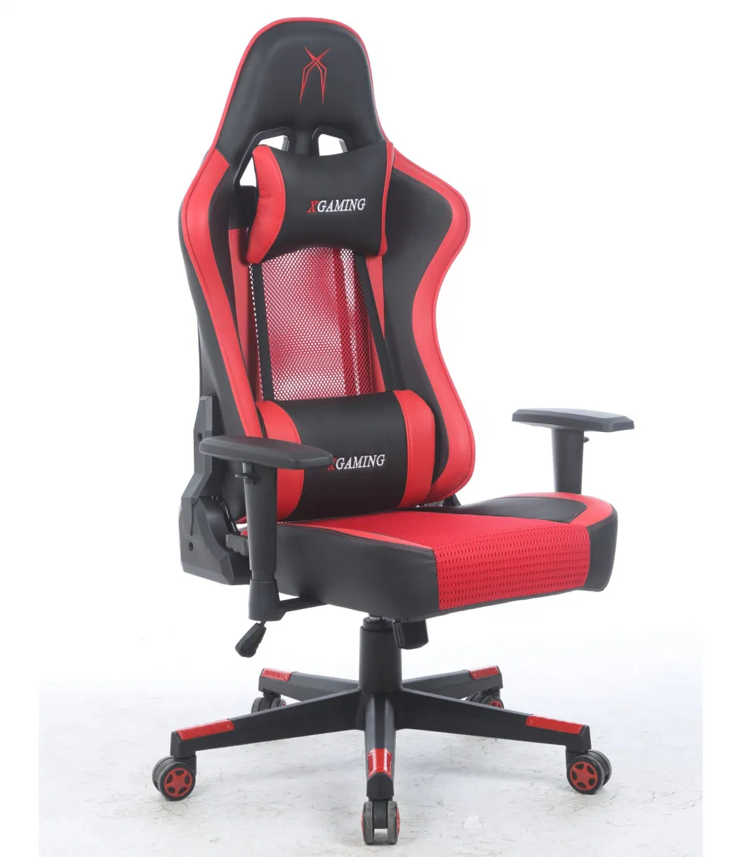 High Back Racing Leather Mesh Gaming Chair with Lumbar Support Ergonomic Game Chair