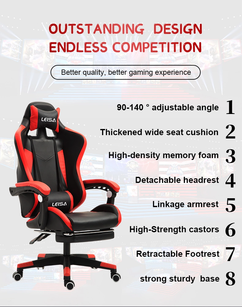 Cheap Leather Swivel Ergonomic Computer Gaming Racing Chair Gaming Chair