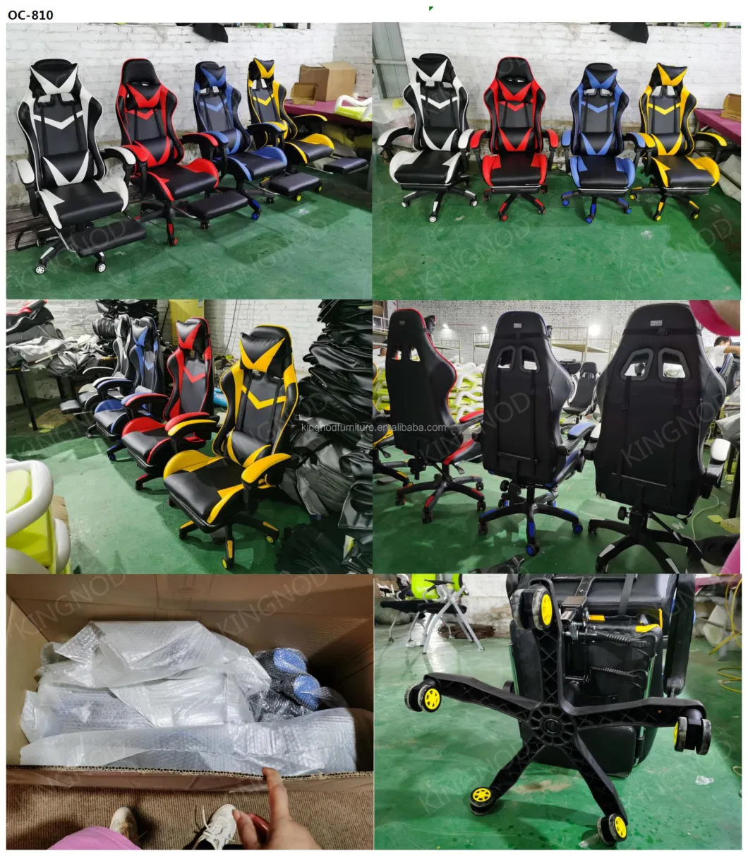 Wholesale Gaming Chair with Footrest and Lumber Support Silla Cheap Red Office Gamer Gaming Chair for Computer