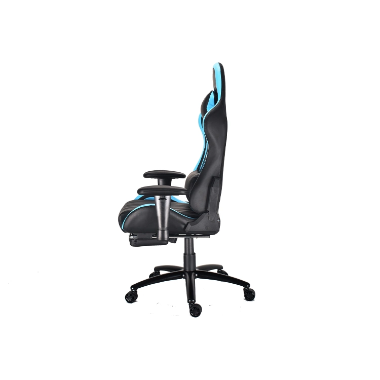 Free Sample PC Racing Computer Reclining Leather Silla Gamer Gaming Chair with Footrest
