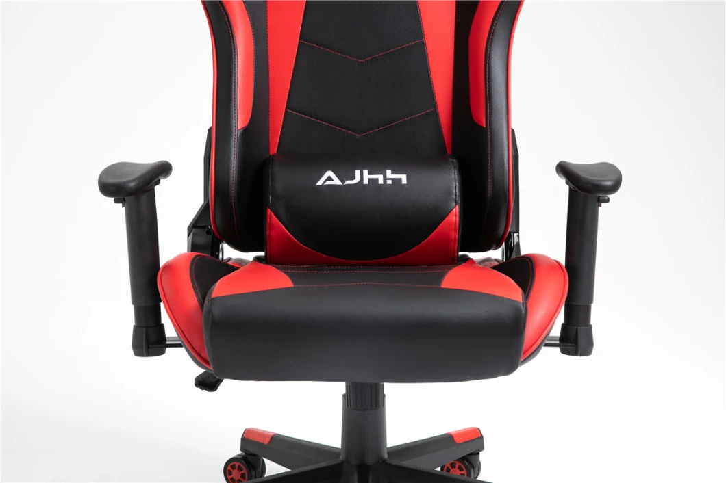 Racer E-Sport Gaming Chair with Lumbar Support Furniture Red Gamer Chair Racing