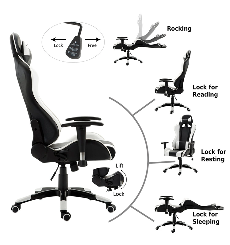 (BRISBANE) New Arrival Cheap Gaming Chair Racing Revolving Chair High Back Ergonomic 360 Swivel