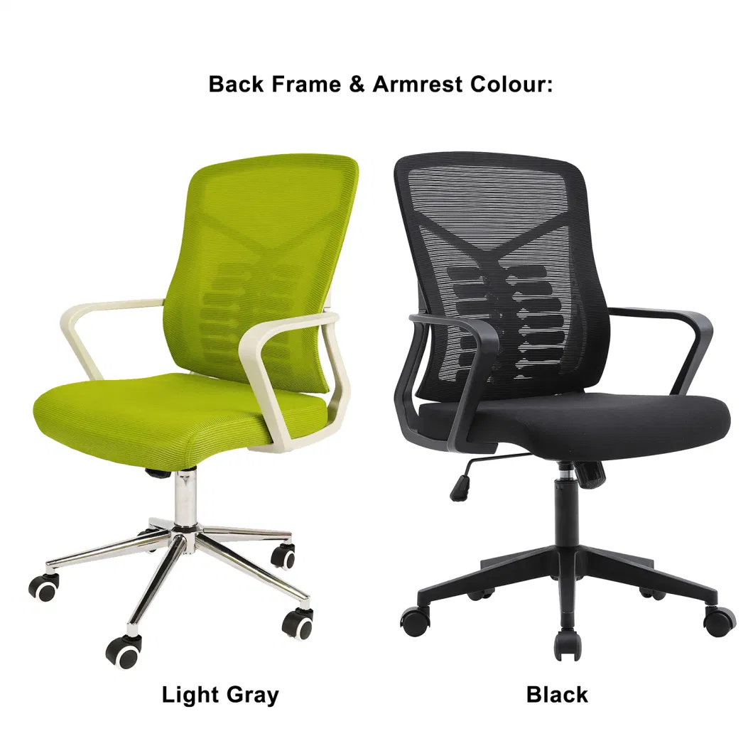 Enjoyseating Home Office Desk Chairs, Ergonomic Mesh Chair with Lumbar Support Adjustable Height Swivel Computer Task Chair