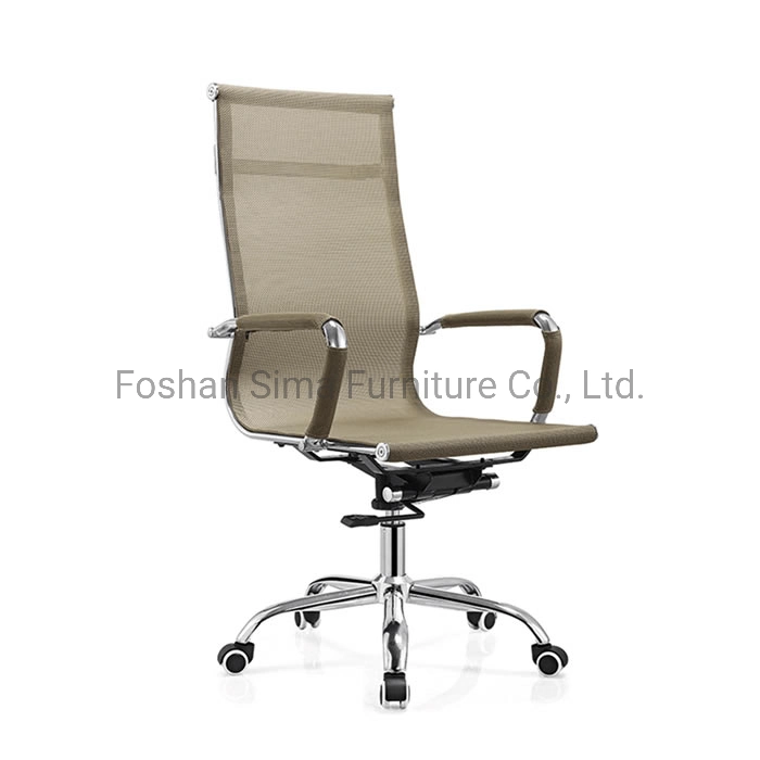 Low High Back Black Full Mesh Metal Frame Swivel Task Desk Staff Office Chair Modern Chinese Furniture for Home/School/Gaming/Dining/Hotel/Hospital/ Computer