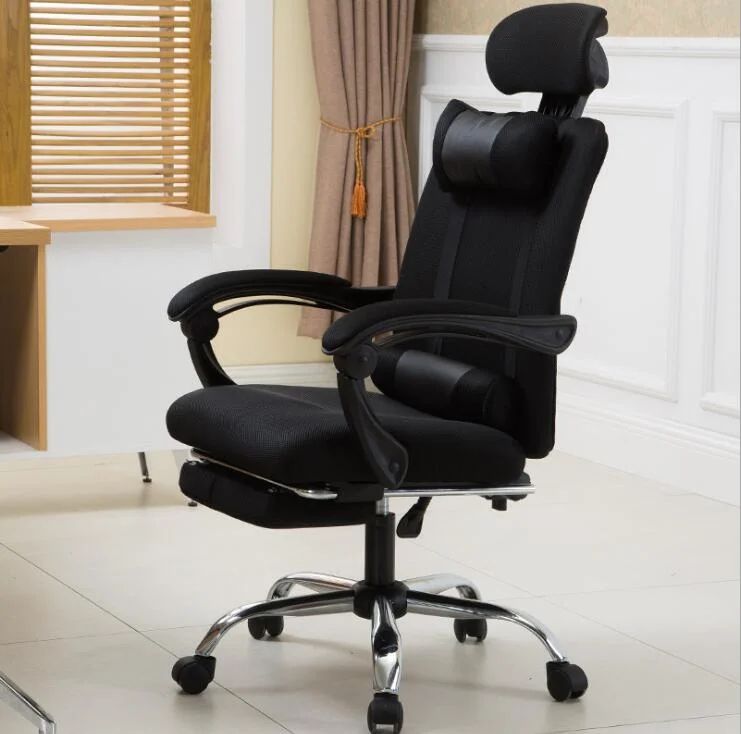 Ergonomic Fabic Silla Swivel Gaming Racing Offce Chair Recliner Leather