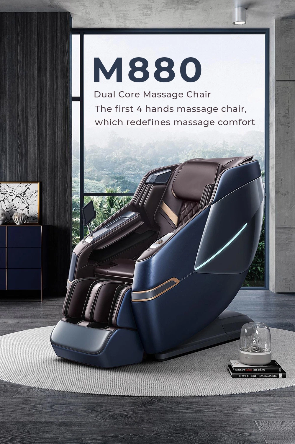 Double Mechanism Gaming Chair Massage Shiatsu Massage Chair