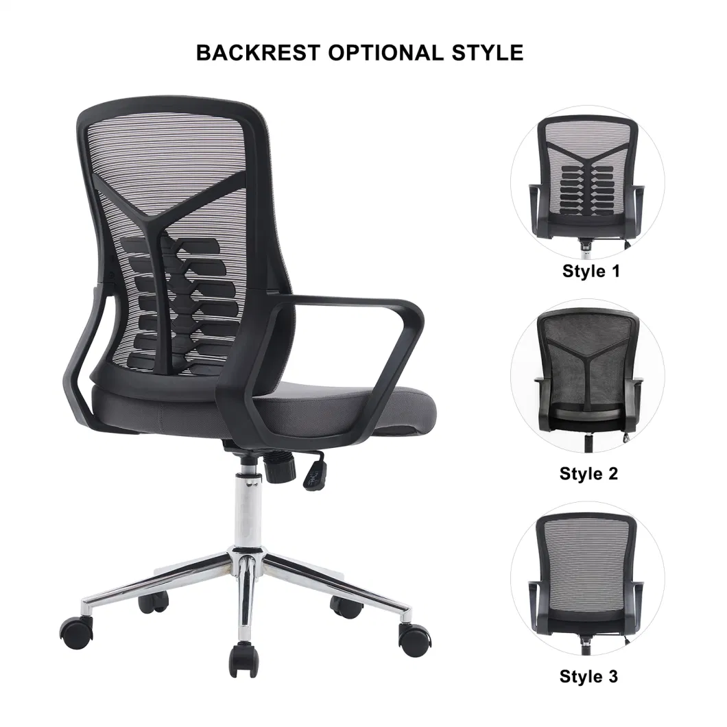 Chinese Manufacturer Commercial Furniture Ergonomic Height Adjustable Office Chair