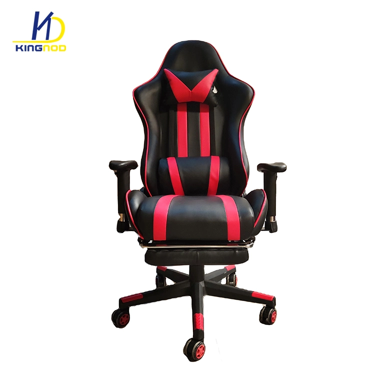 High Level Quality 3D Armrest PU Leather Gaming Chair Without Footrest