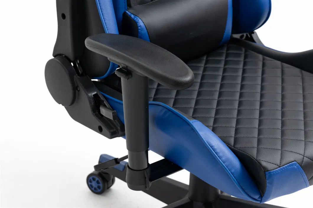 Best Seller Gaming Chair Blue Diamond Quilting Silla Gamer Home Furniture