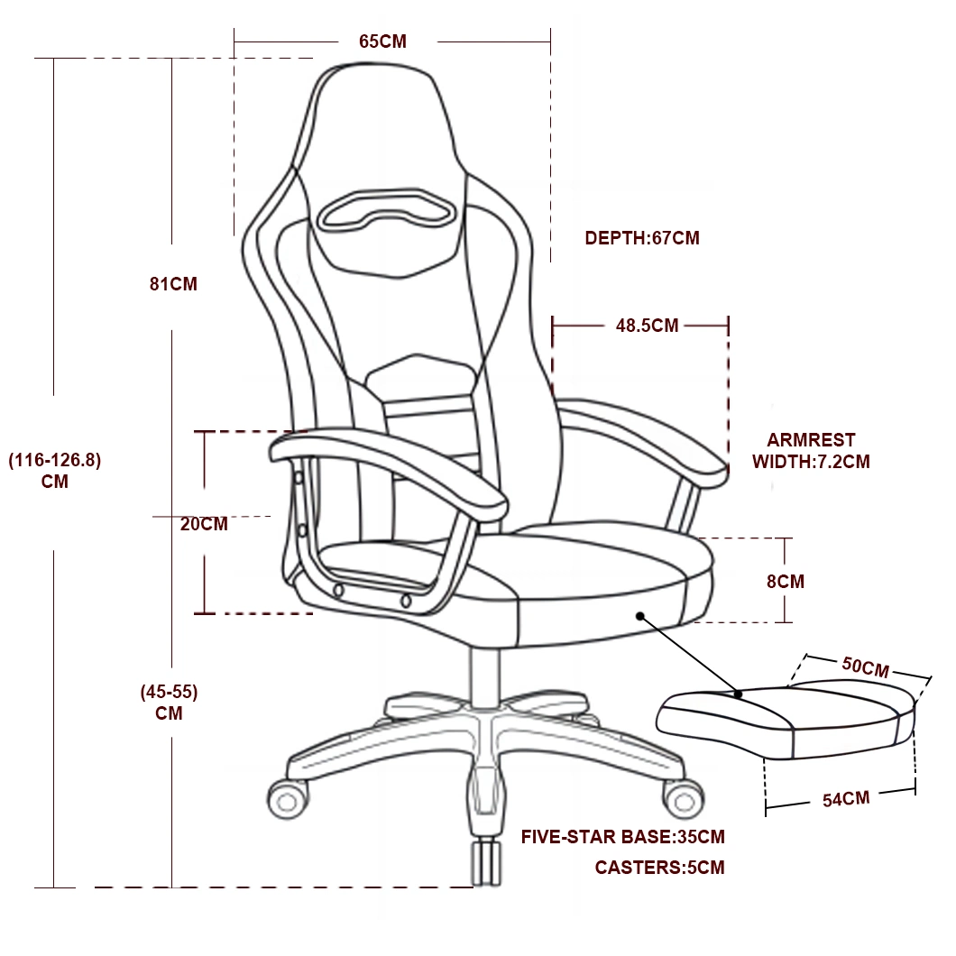 as-C2021 Kids Bedroom Computer Parts Home Furniture Office Gaming Chair
