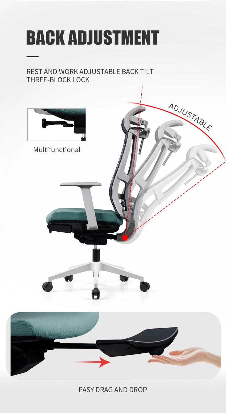 Cheap Ergonomic Cadeira Silla Office Computer PC Height Adjustable Full Mesh Recliner Swivel Racing Gaming Chair