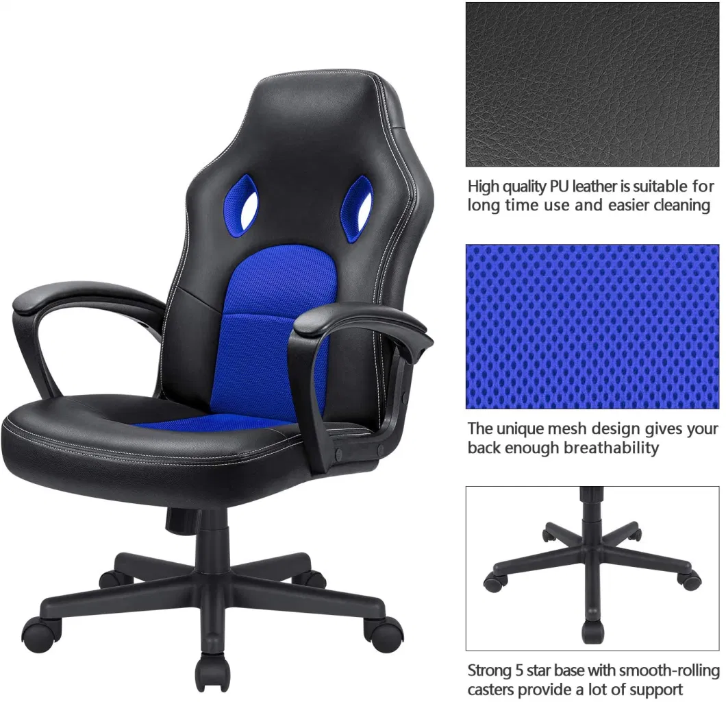 Wholesale Gaming Chairs Gamer Use PU Leather Cover Game Chair