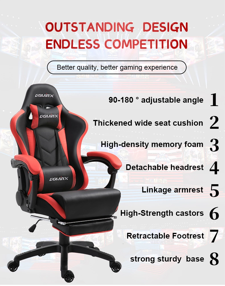 Luxury Soft Foldable Armrest Manufacturer Gaming Chair