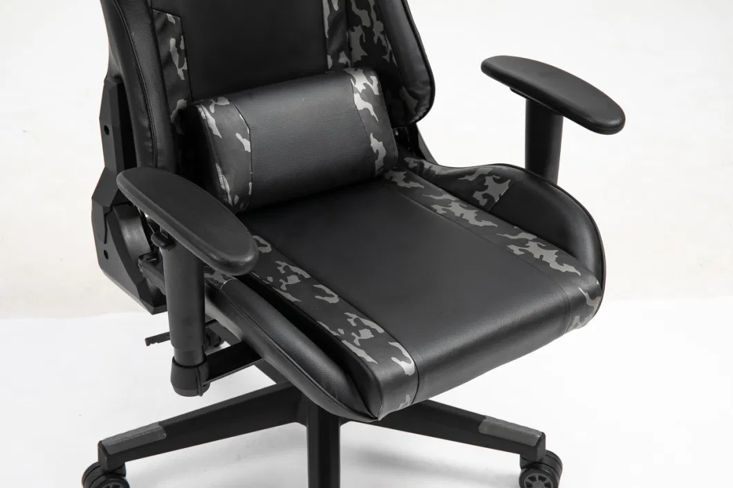 Racer Sport Gaming Chair with Lumbar Support Furniture Camouflage Gamer Chair