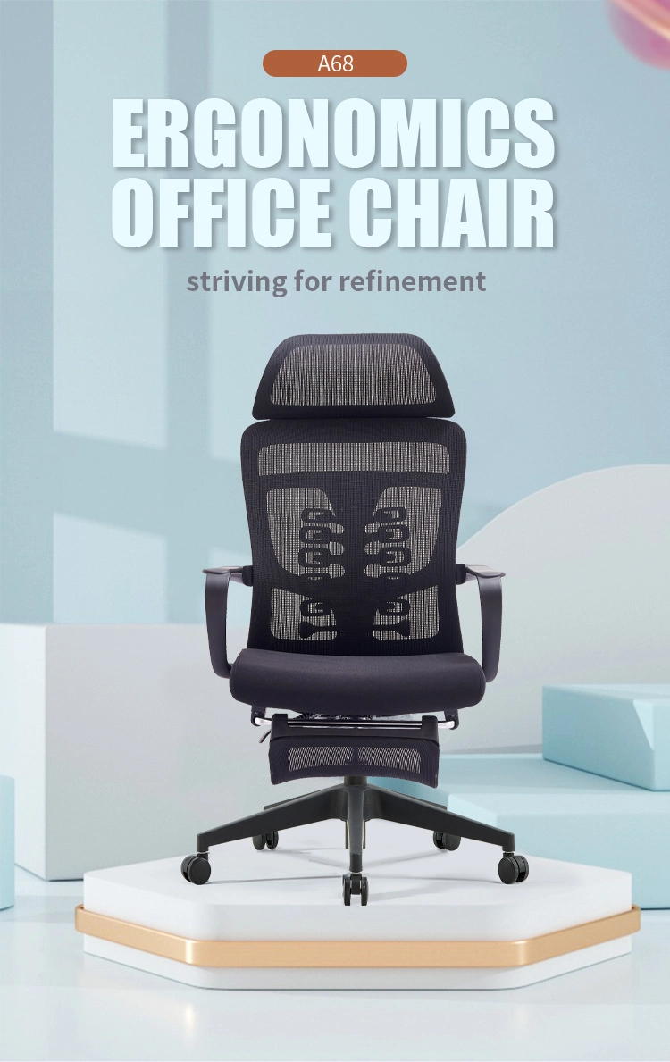 Cheap Fabric Mesh Office Executive Chair with Foot Rest