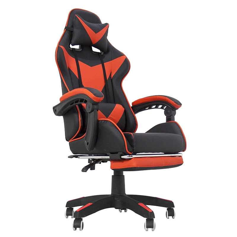 Red Leather Gaming Chair for Game Room
