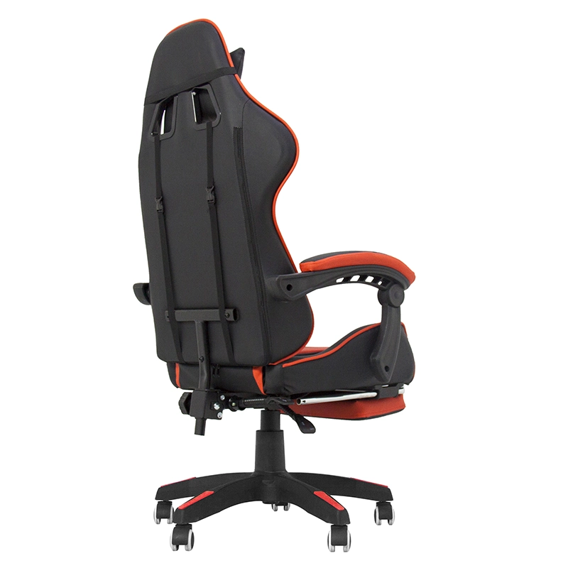 Red Leather Gaming Chair for Game Room