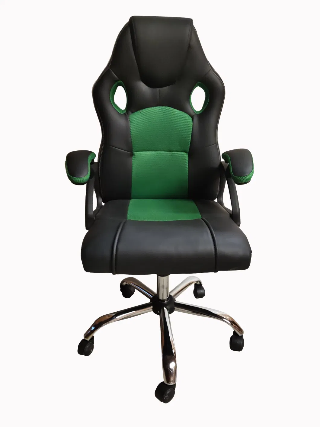 Wholesale Green Nylon Armrest PVC and Mesh Comfy Office Silla Gamer Chairs